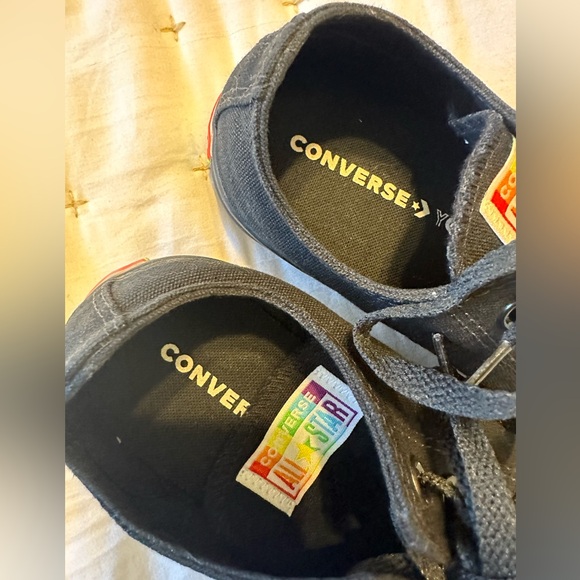 CUSTOM like new, rainbow converse. 🌈 - Picture 4 of 8